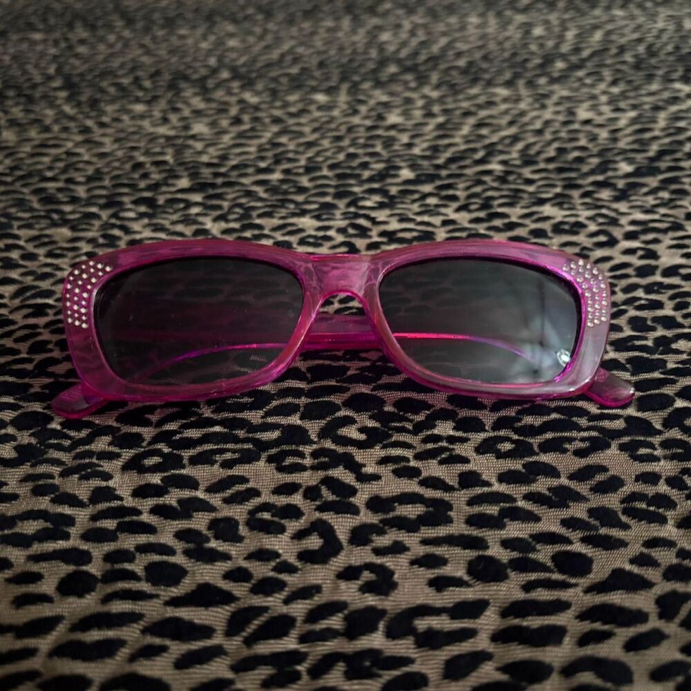 Unbranded Women's Pink and Purple Sunglasses